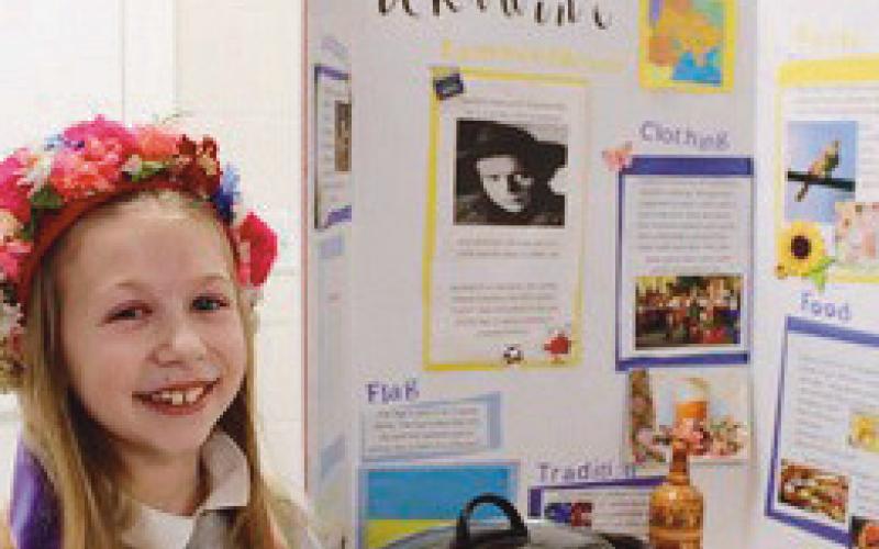 St. Rose third graders celebrate diversity with Culture Day projects