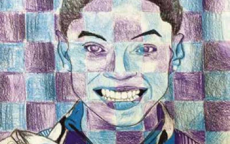 Portrait of Simone Biles by Camryn Butler.