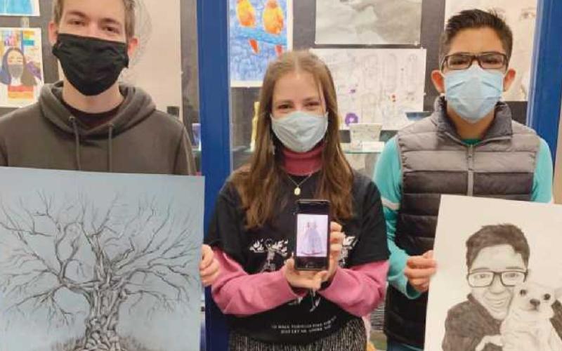Three Perrysburg High School students named Ohio Governor’s Youth Art Exhibition winners