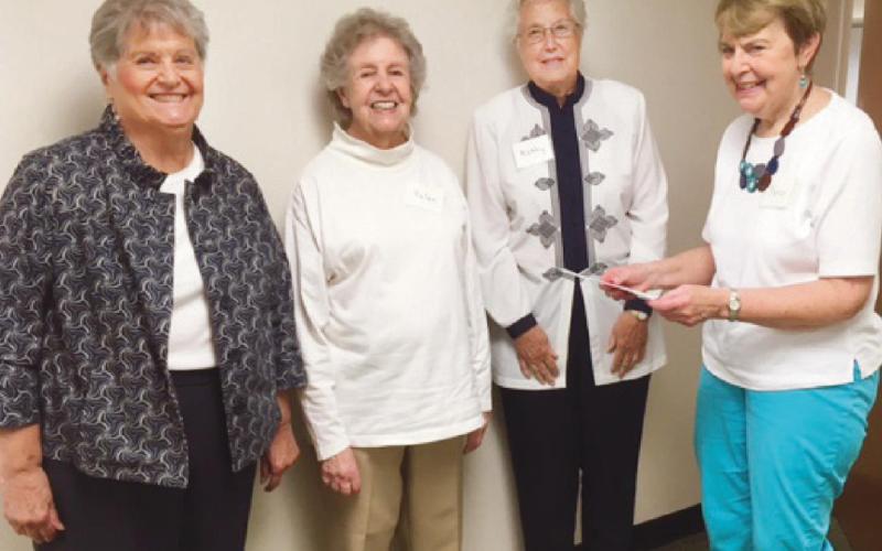 From left: Dee Kroger, Helen Haas, Kathy Helmick and Nancy Kelley