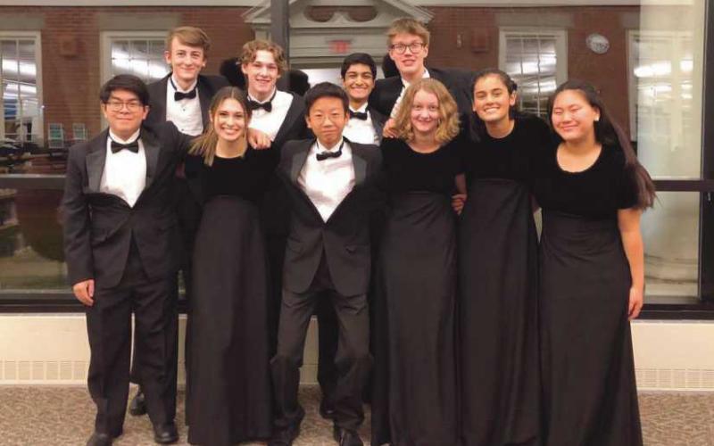 PHS Select Strings perform at Way Library