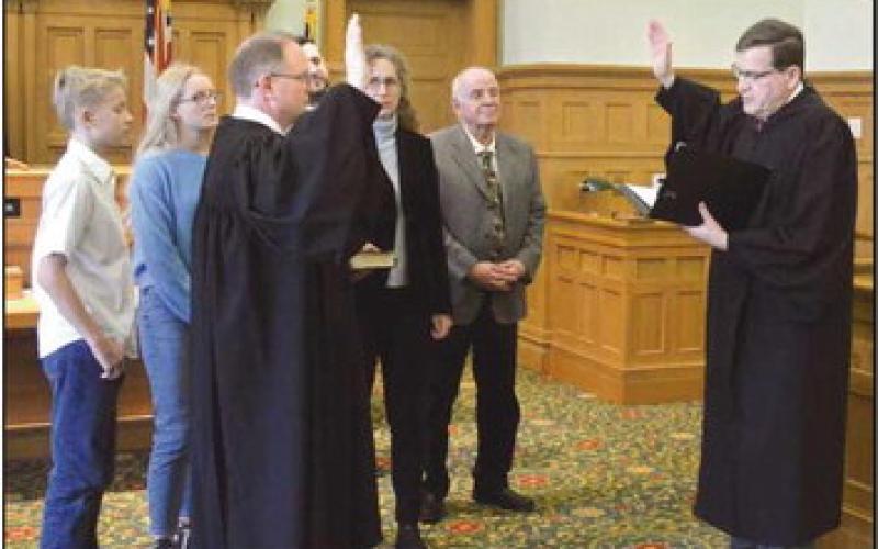 Judge Reger sworn in for second term serving Wood County courts