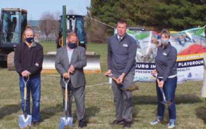 Groundbreaking takes place for inclusive playground