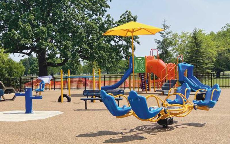 Inclusive playground opens early
