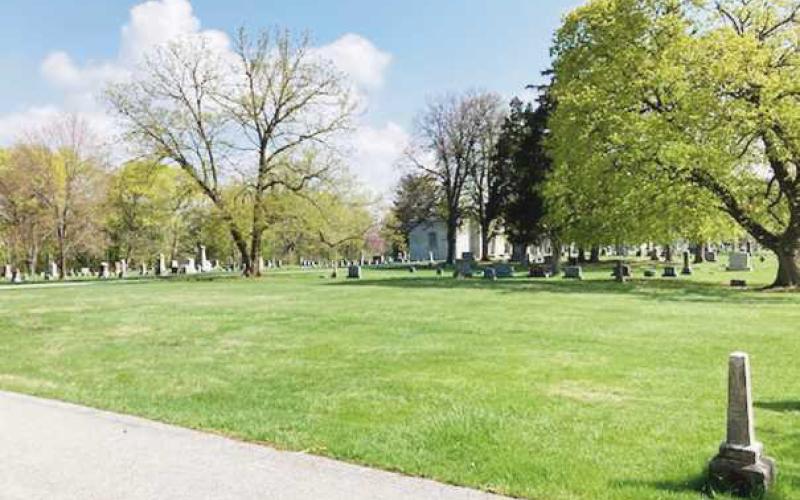 Block 2 in Potter’s Field, facing northeast.