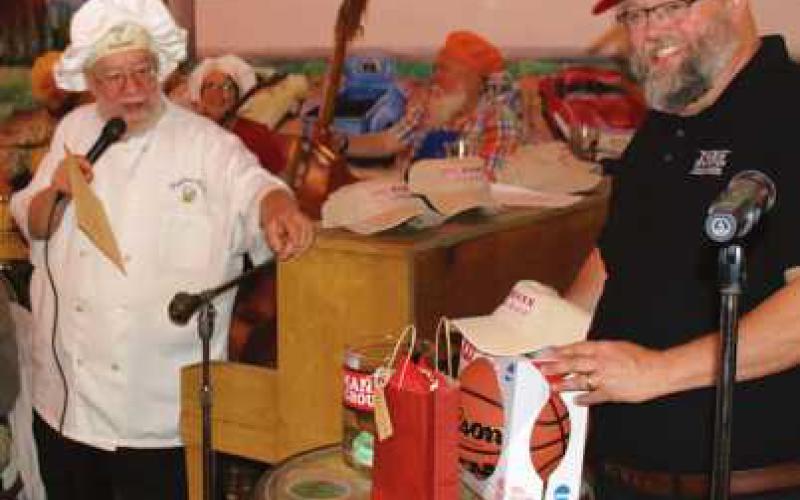 Door prize raffle from last year’s “Spring Into Swing.”