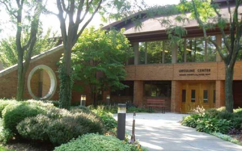 The Ursuline Center during spring.