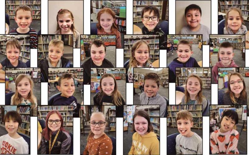 Woodland Elementary February students of the month