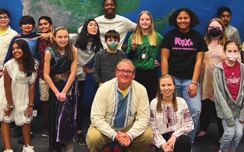 Teacher rallies students to help Ukraine
