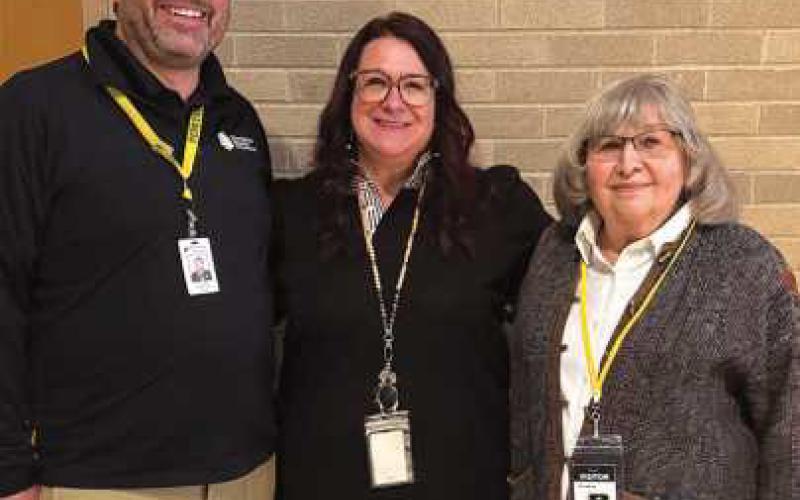 Jeff Abke, Megan Helman and Helen Marks.