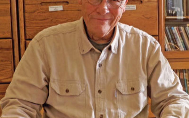 “The service stays with you,” said Army veteran Bill Ervin on a recent visit to Way Public Library.