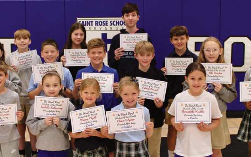 St. Rose honors May ‘Be Kind’ Students of the Month