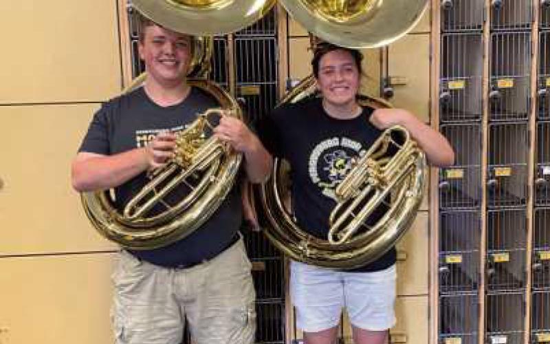 Sousaphones obtained through foundation grant