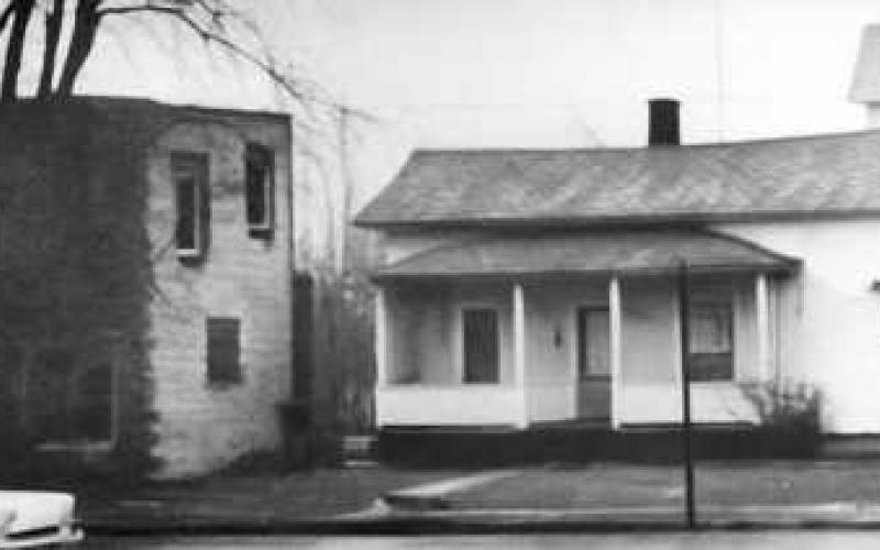 The Harmon family residence, 131 East Indiana Avenue, was razed in 1960, making way for Ed Schmidt Pontiac showroom, now Waterhouse Bath.