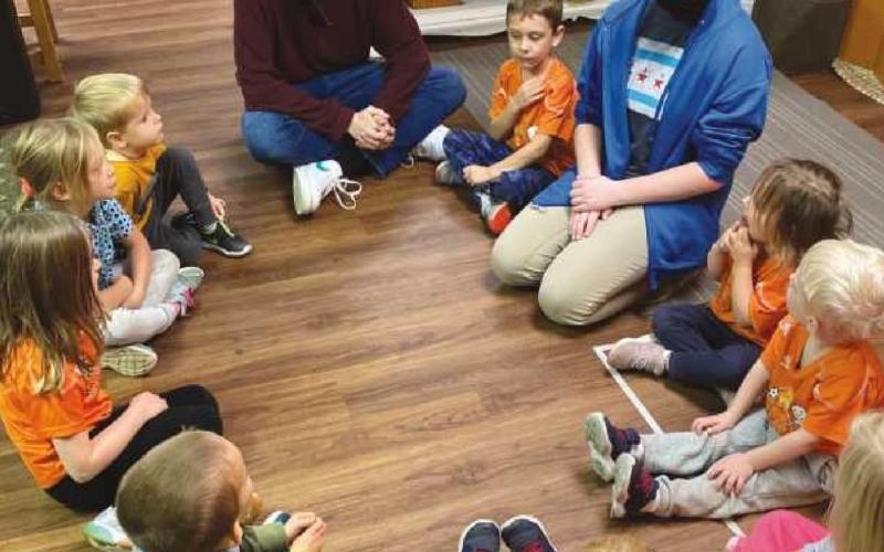 PHS theatre students lead workshop at Inspirations Learning Center