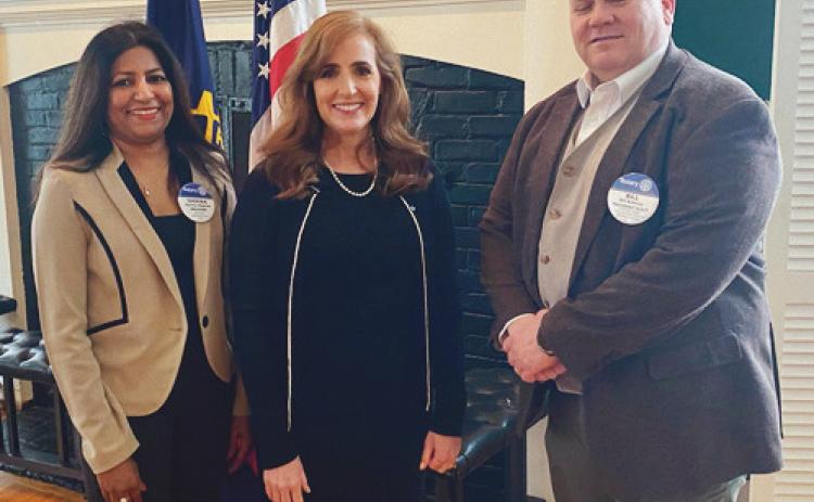 Gavarone addresses Rotary Club