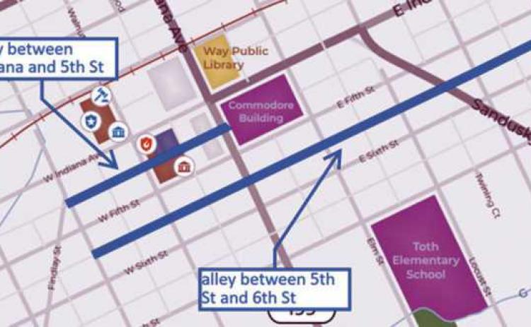 Waterline and sanitary sewer improvements underway downtown