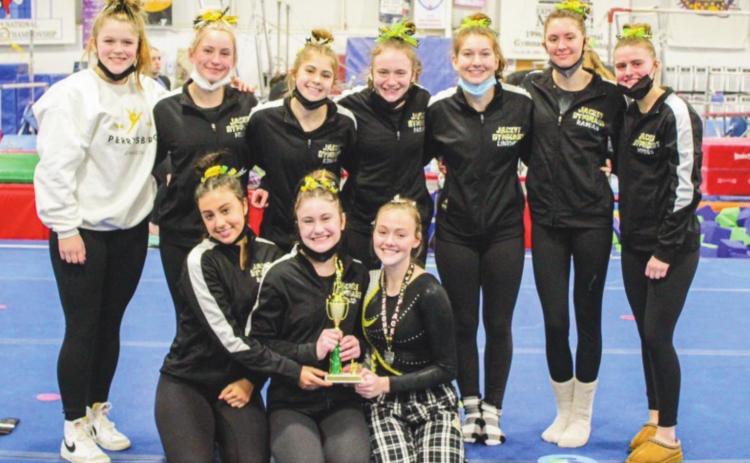 PHS gymnasts take first at Noah Ninjas Destroying Duchene gymnastics meet