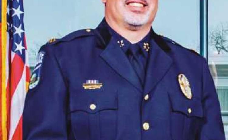 Chief Patrick Jones at the graduation ceremony.