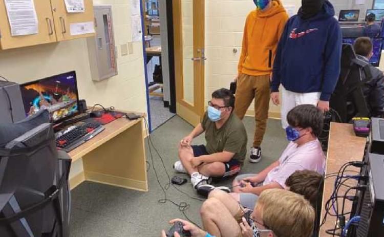 PHS eSports team members often meet after school to practice.