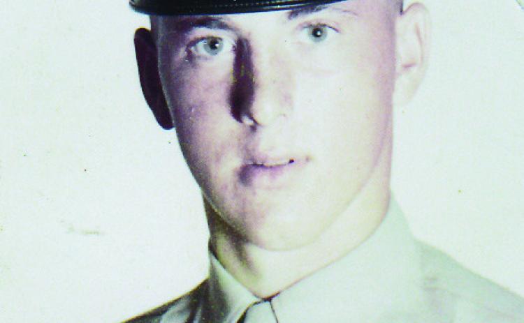 “In the beginning I wasn't sure what would happen,” Mr. Tinney said. Pictured at Parris Island, South Carolina, 1962.