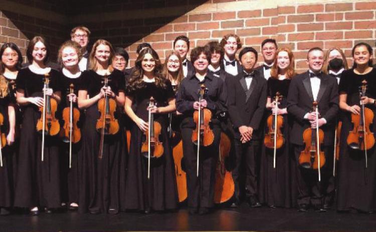 Members of the Perrysburg High School Select Strings orchestra performed at this year’s Ohio Music Education Association Professional Development Conference held recently in Columbus.