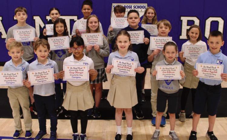 St. Rose recognizes April Students of the Month