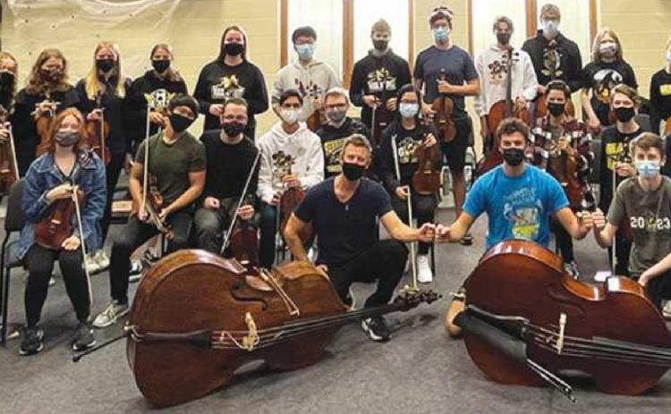Time for Three visits Perrysburg Schools student musicians