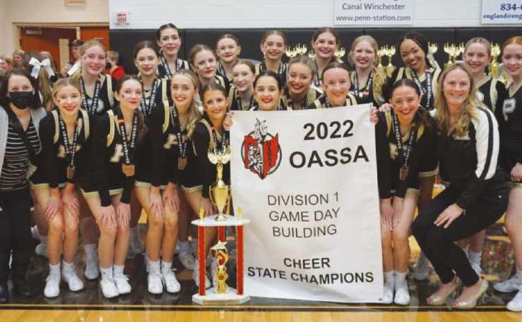 PHS cheer team takes first in OASSA state competition