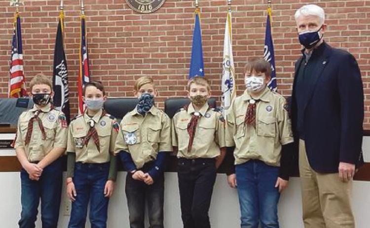 Mayor, police and fire divisions help Space Cobra Patrol with ‘Building a Better World’ requirement