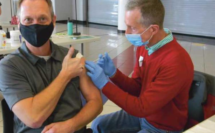 Penta Career Center staff receive vaccinations