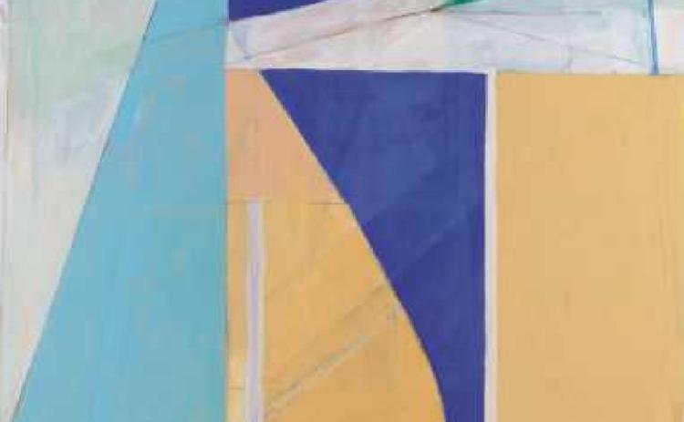 Ocean Park #32, oil on canvas by Richard Diebenkorn