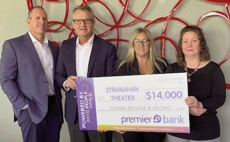 Stranahan gets donation from Premier Bank