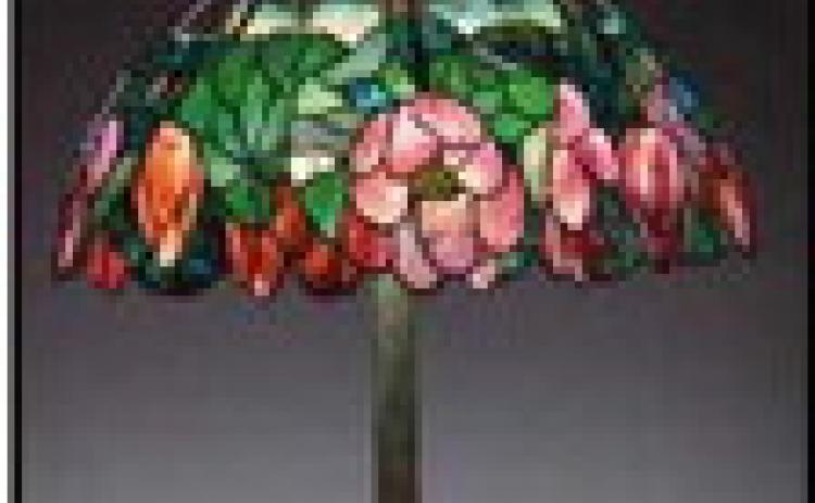 Tiffany Studios (American, 1902-1932) manufacturer, Clara Pierce Wolcott Driscoll (American, 1861-1944), designer, Lotus Lamp, c. 1905.