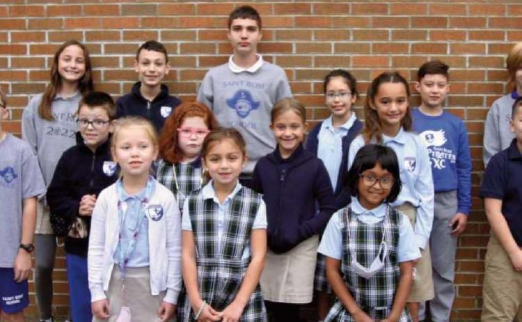 St. Rose honors Students of the Month for October