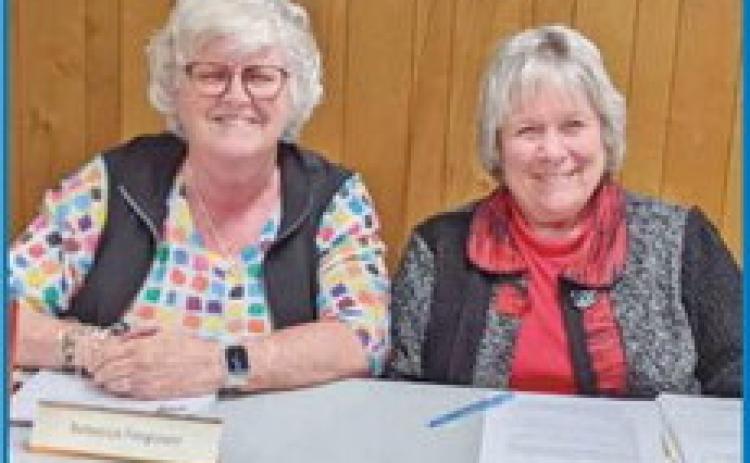 Joining the park district board this year are Commissioners Rebecca Ferguson, left, and Wendy Headley.