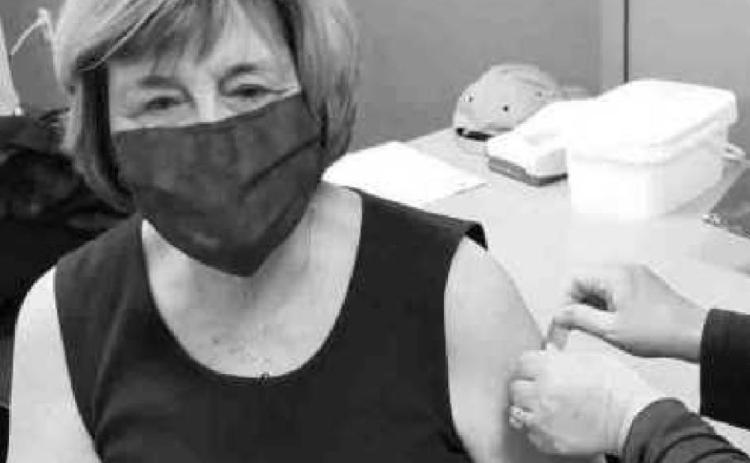 Wood County commissioner receives second immunization