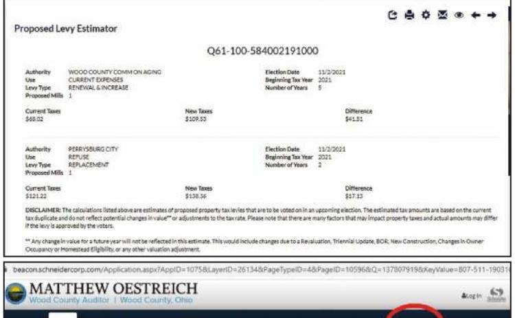 Auditor’s levy estimator website informs voters of tax impact