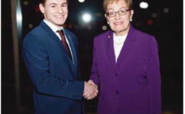 Primary nominee Mario Gutierrez with Kaptur.
