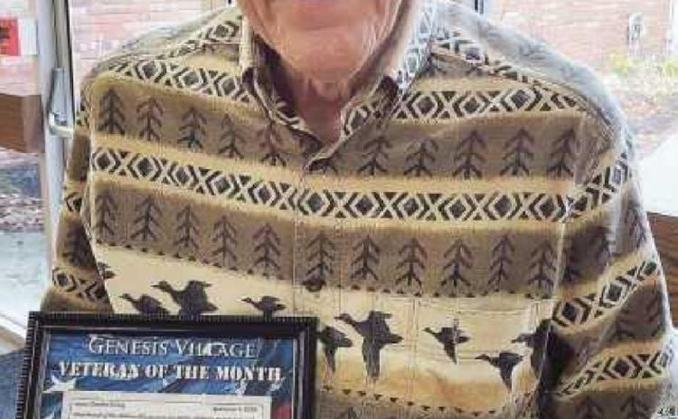 Charles Ewing is Genesis Village’s veteran of the month