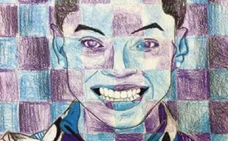 Portrait of Simone Biles by Camryn Butler.