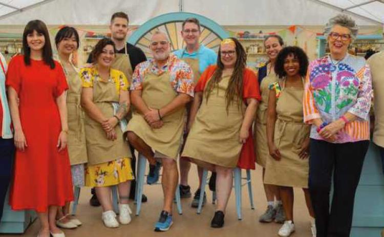 Brad Gessner will be the featured speaker at the Holiday Cookie Festival on October 12. He is pictured with fellow competitors and judges of the Great American Baking Show.