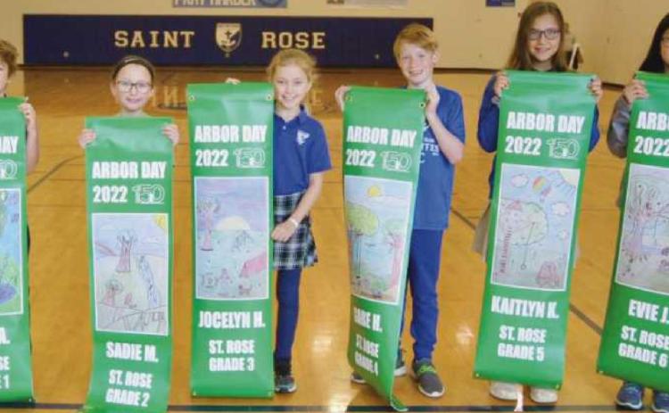 St. Rose students help beautify city for Arbor Day