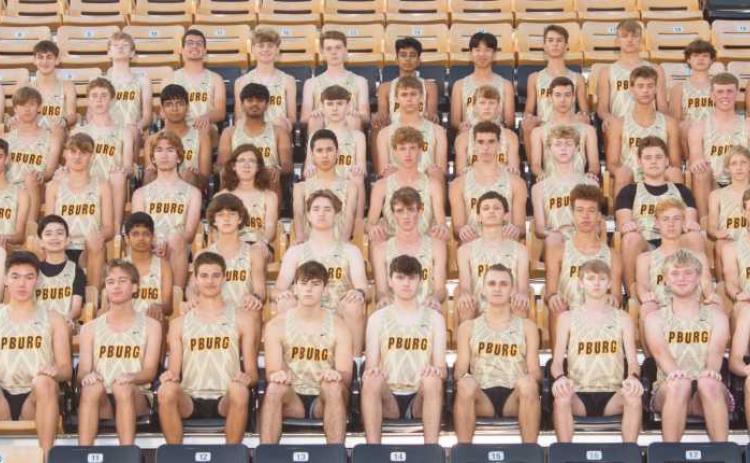 Boys cross country team
