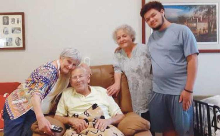Dorothy and Al Stanton with their daughter Sally Krist and their great-grandson Marc Caldwell III.