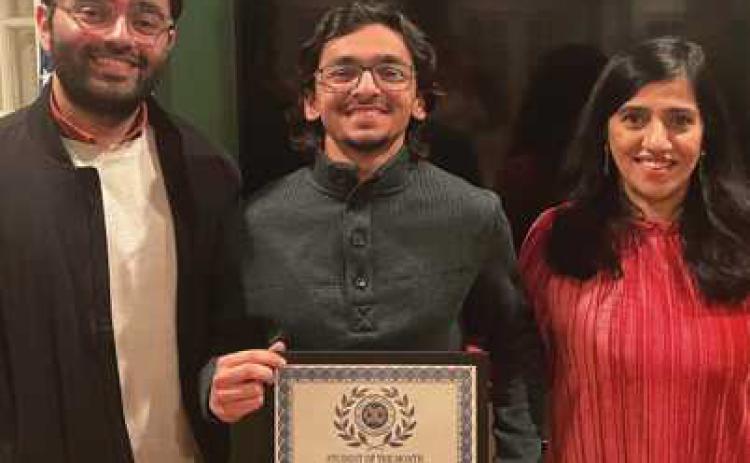 Exchange Club hosts Students of the Month