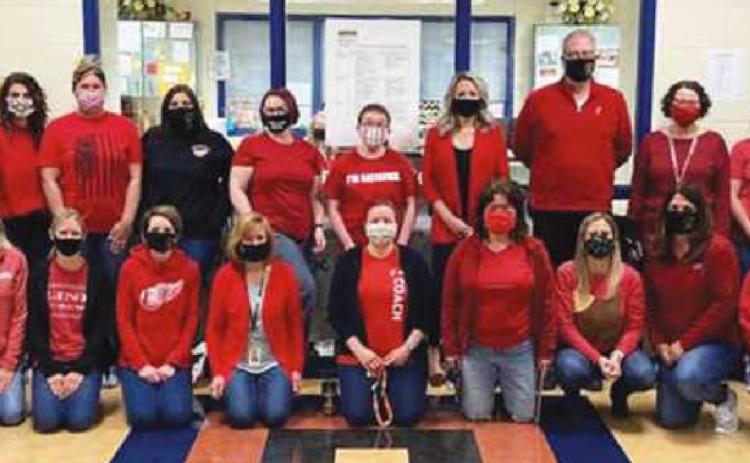 Perrysburg High School students and employees participate