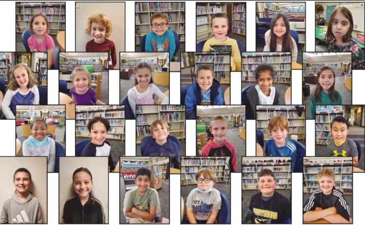 Woodland Elementary April Students of the Month