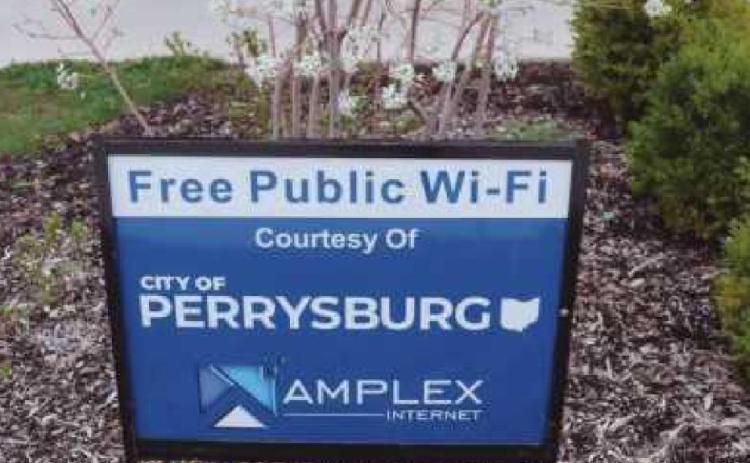 Signs are located at each of the parks where free Wi-Fi is available.