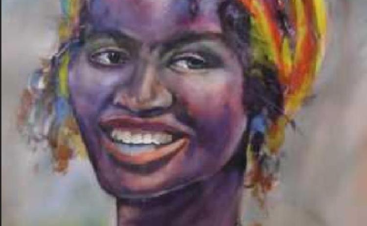 “Young Beauty” by Toledo artist Aaron S. Bivins.